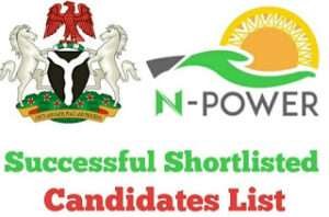 Npower Shortlisted Candidates