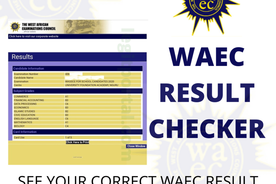 WAEC Result Checker