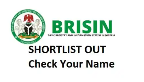 BRISIN shortlisted candidates