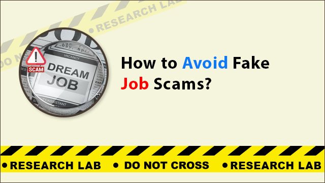 How To Avoid Fake Jobs Offers